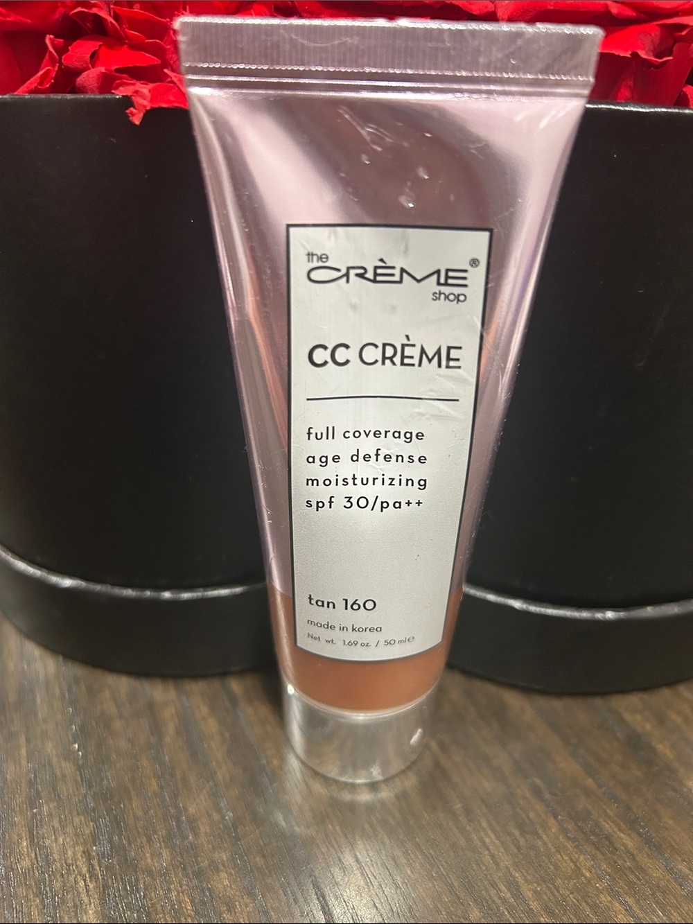 The Crème Shop CC Crème SPF 30 - Tan 160 Pink & Peach Tube